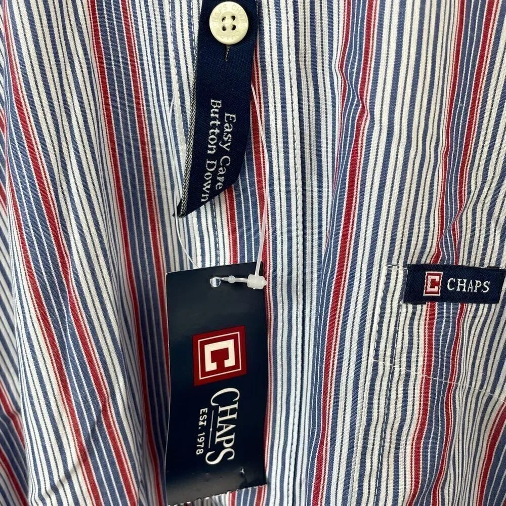NWT Chaps Easy Care Button Down Shirt Size M - Picture 3 of 5